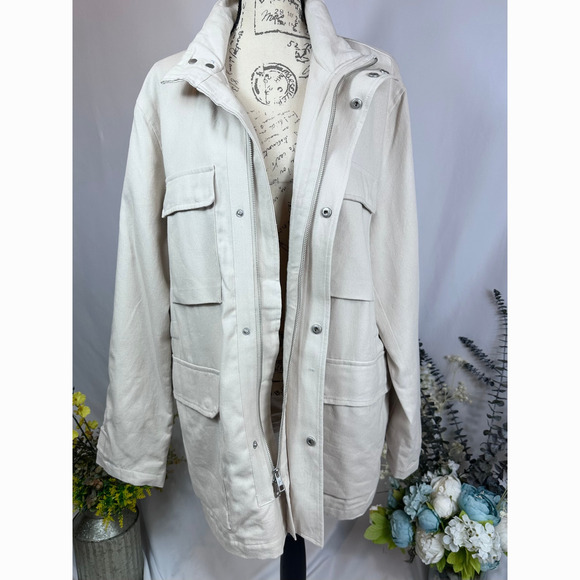 MP Piombo Safari 4 Flap Pocket Jacket Concealed zip size S - Picture 7 of 16